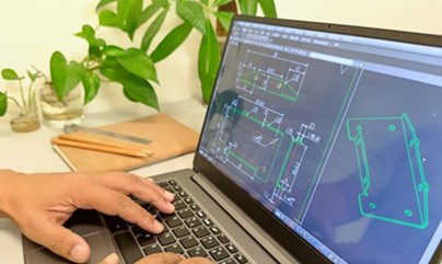 CADを使用した設計図面