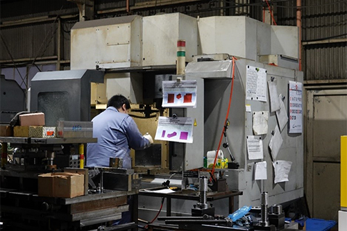 金型製作の様子