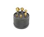 ＴｉＮコートハイス鋼カウンタシンク/3枚刃/90°6サイズセット