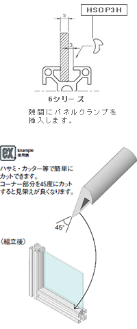 パネルクランプ