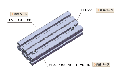 接続方法で使用した部材のご発注型番
