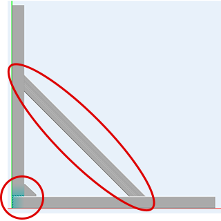 締結部品＋補強用フレームブラケット