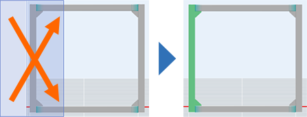 [図]2. 左上（左下）から矩形を指定する