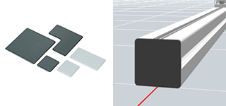 フレームキャップ高剛性用タイプ8-45シリーズ用