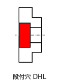 段付穴DHL