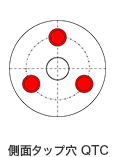側面タップ穴QTC