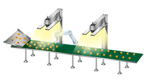 画像検知用カメラの補助光として