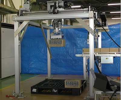 直交ロボットパレタイザー